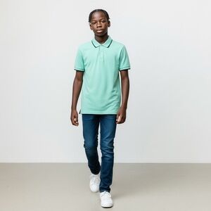 ✨5 for $25✨ NWT ELK American Classic Polo Shirt in Ice Green